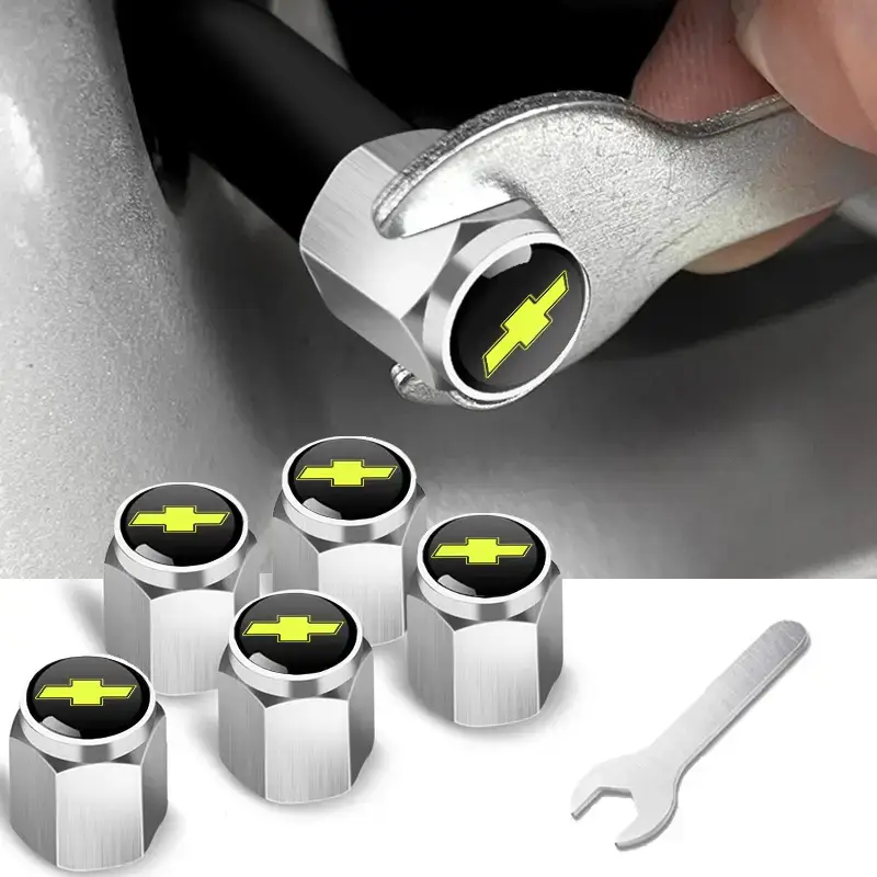 Anti-Theft Metal Tire Valve Caps for Car Use - Image 131