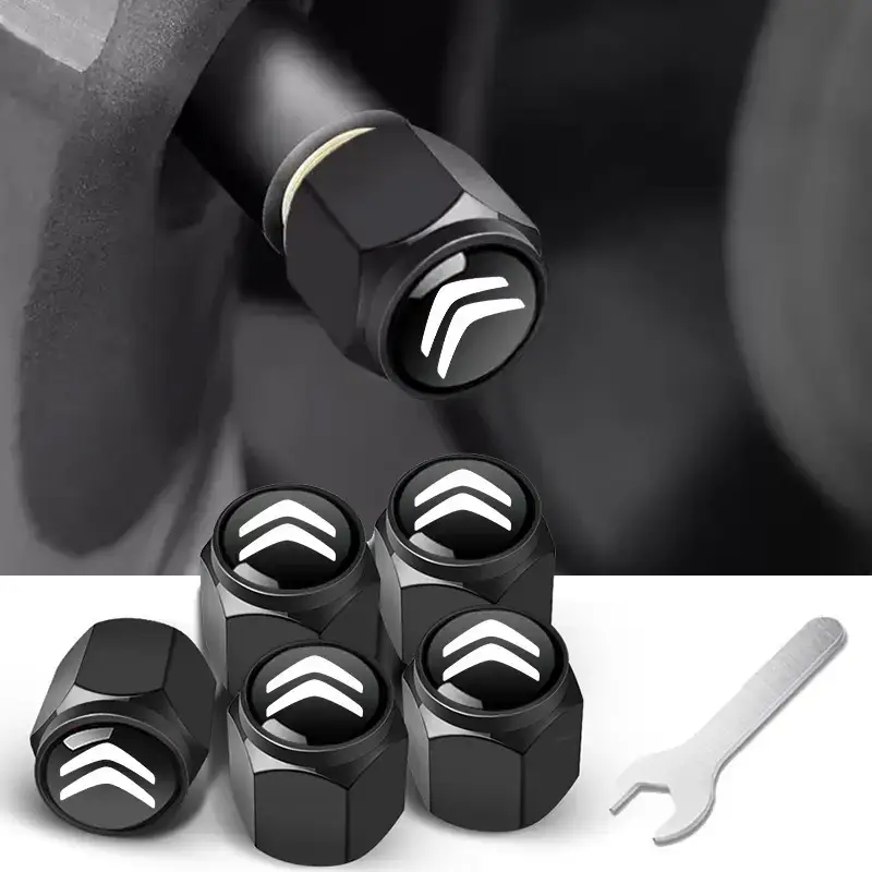 Anti-Theft Metal Tire Valve Caps for Car Use - Image 134