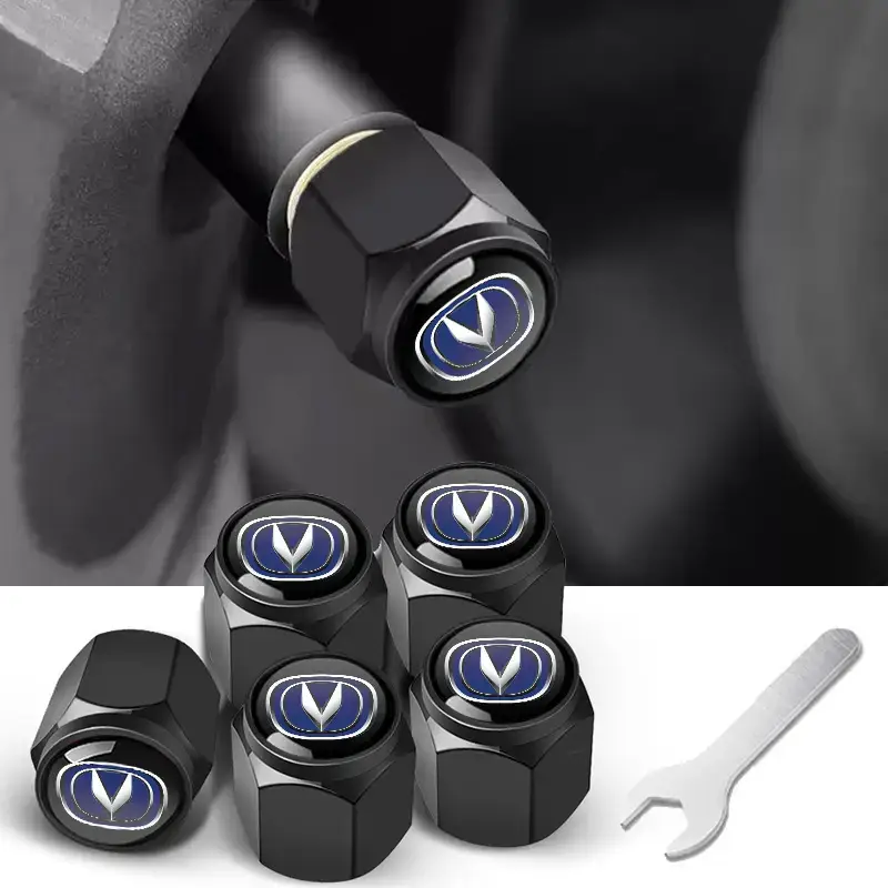 Anti-Theft Metal Tire Valve Caps for Car Use - Image 140