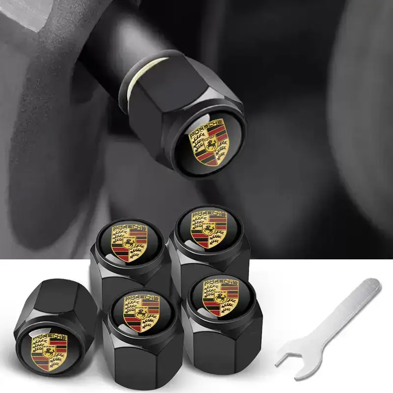 Anti-Theft Metal Tire Valve Caps for Car Use - Image 14