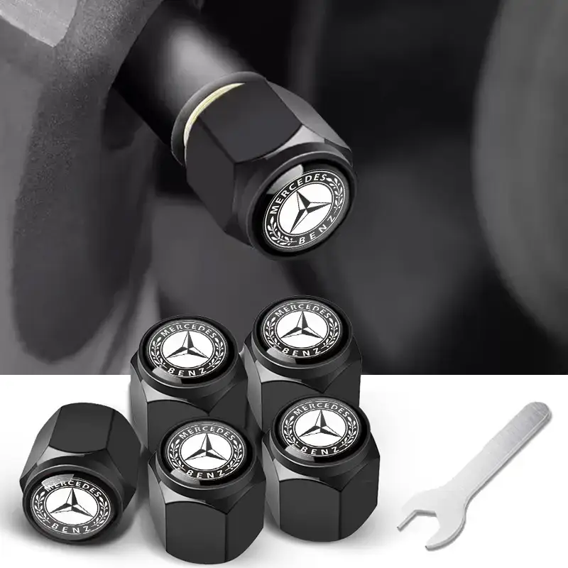 Anti-Theft Metal Tire Valve Caps for Car Use - Image 18