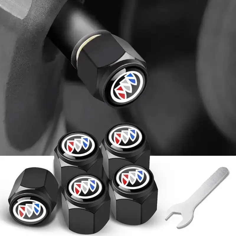 Anti-Theft Metal Tire Valve Caps for Car Use - Image 28