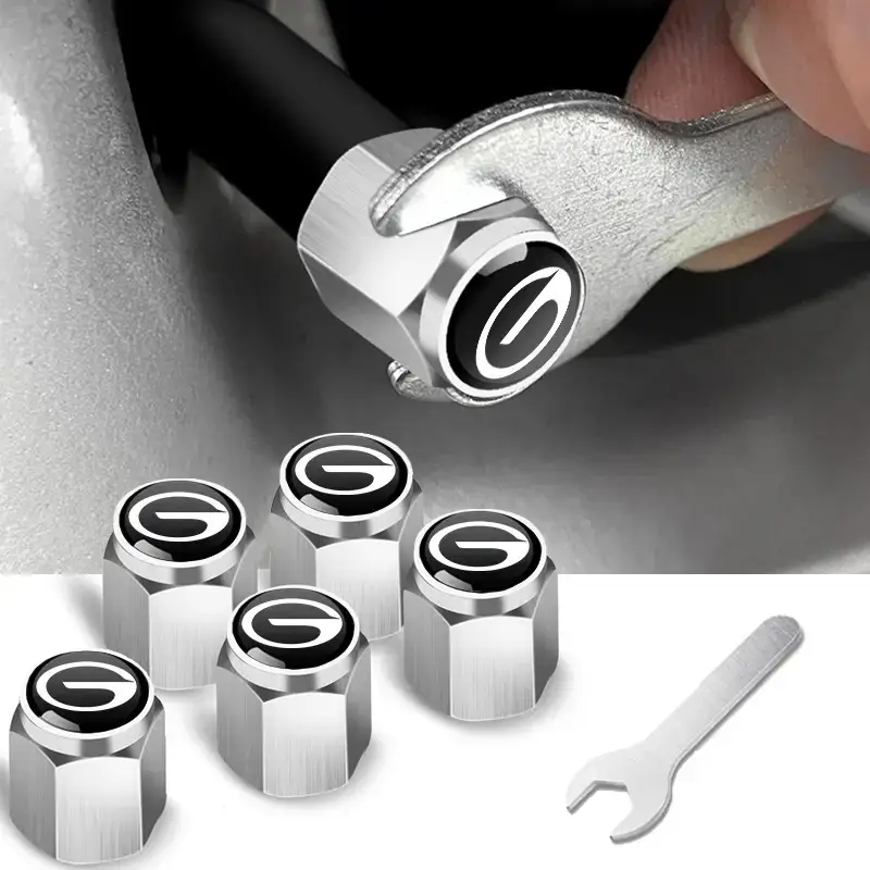 Anti-Theft Metal Tire Valve Caps for Car Use - Image 29