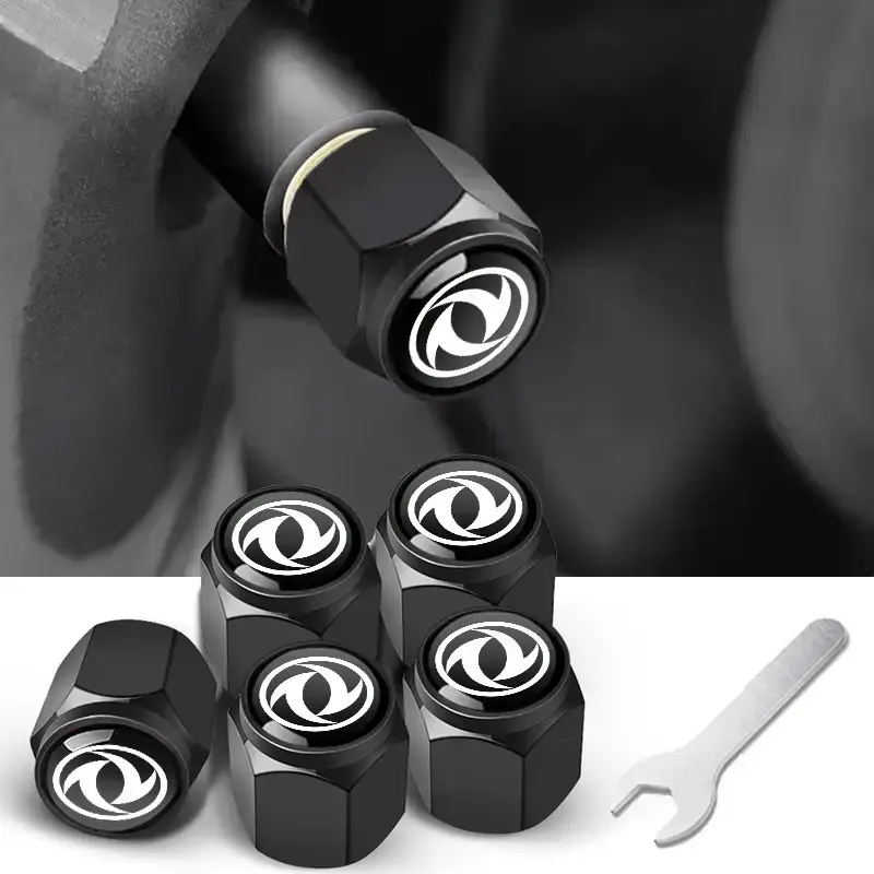 Anti-Theft Metal Tire Valve Caps for Car Use - Image 34