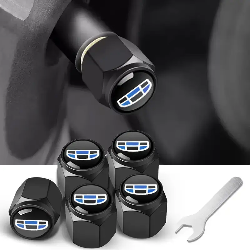 Anti-Theft Metal Tire Valve Caps for Car Use - Image 52