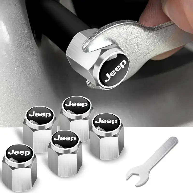 Anti-Theft Metal Tire Valve Caps for Car Use - Image 53