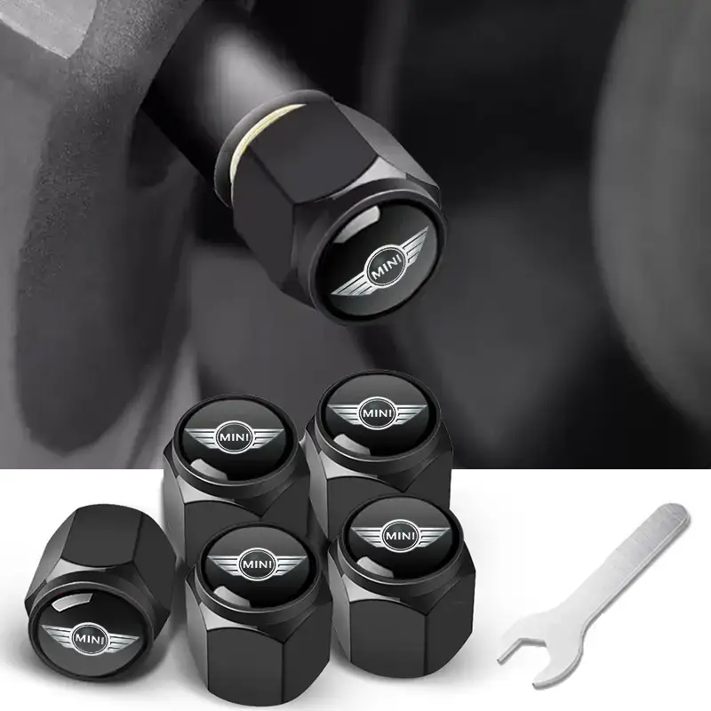 Anti-Theft Metal Tire Valve Caps for Car Use - Image 3