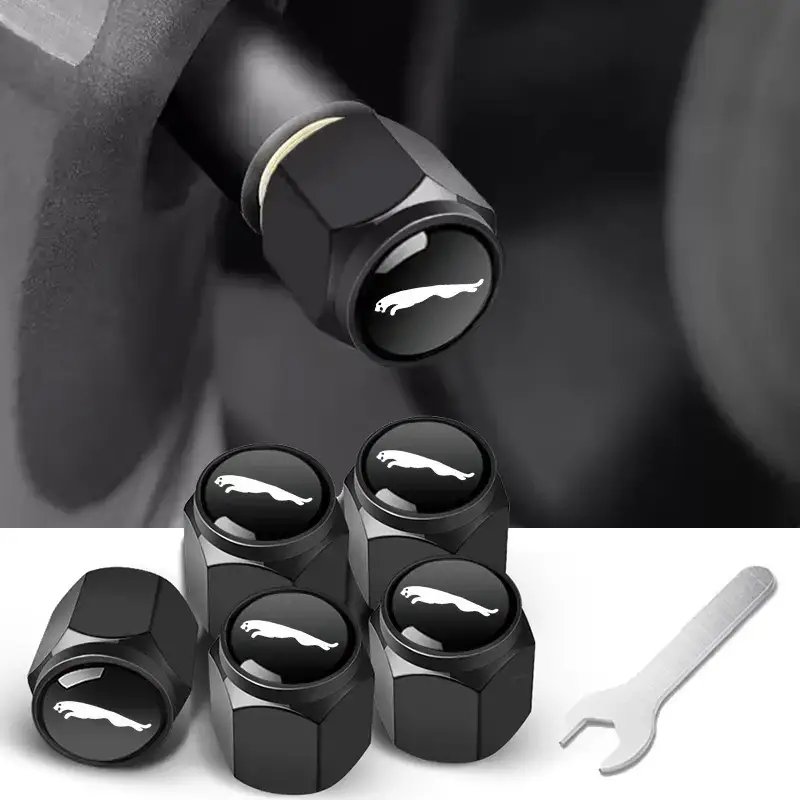 Anti-Theft Metal Tire Valve Caps for Car Use - Image 60