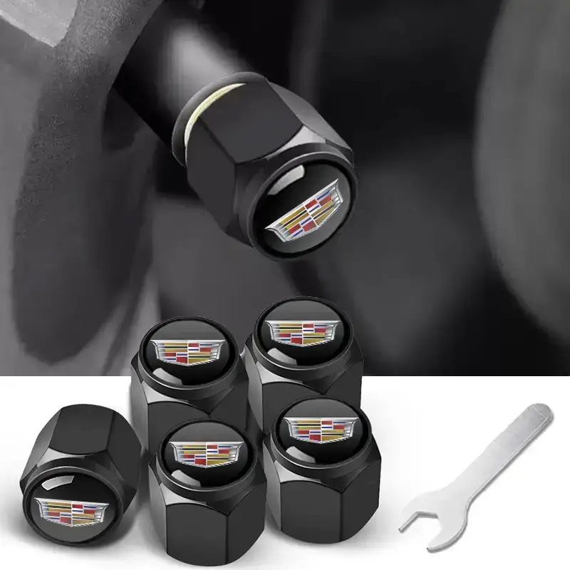 Anti-Theft Metal Tire Valve Caps for Car Use - Image 64