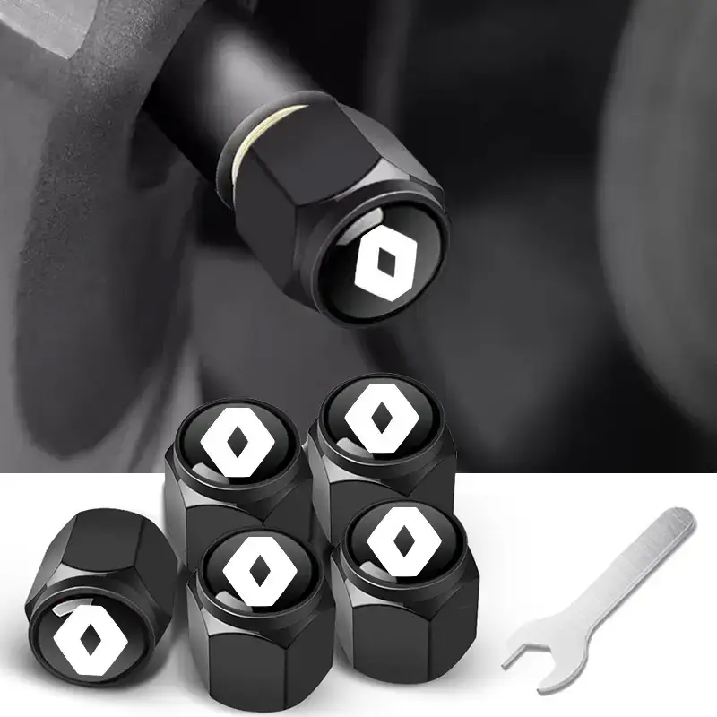 Anti-Theft Metal Tire Valve Caps for Car Use - Image 68