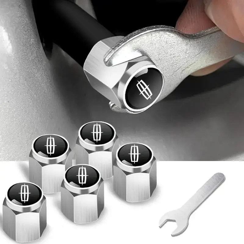 Anti-Theft Metal Tire Valve Caps for Car Use - Image 71
