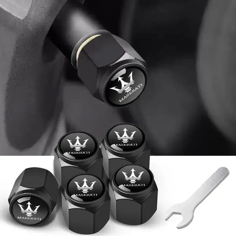 Anti-Theft Metal Tire Valve Caps for Car Use - Image 84