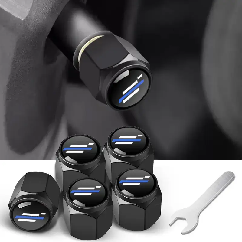 Anti-Theft Metal Tire Valve Caps for Car Use - Image 94