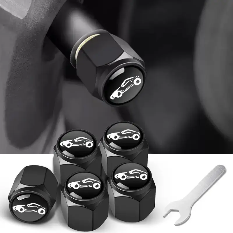 Anti-Theft Metal Tire Valve Caps for Car Use - Image 96