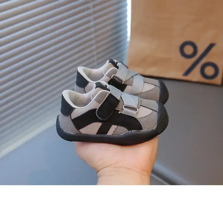 New Baby Toddler Shoes Non-Slip Soft Bottom Beige Brown — feature 15