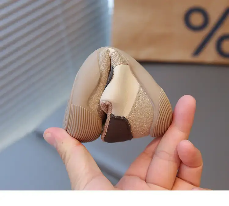 New Baby Toddler Shoes Non-Slip Soft Bottom Beige Brown — feature 23
