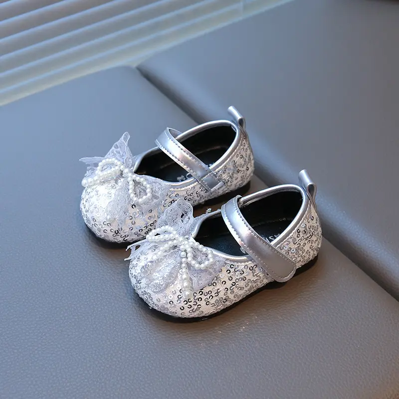 Baby Girl Princess Shoes 2025 New Spring & Fall Bow Soft Bottom Baby Toddler Shoes Non-Slip Little Girl Shoes - Image 7