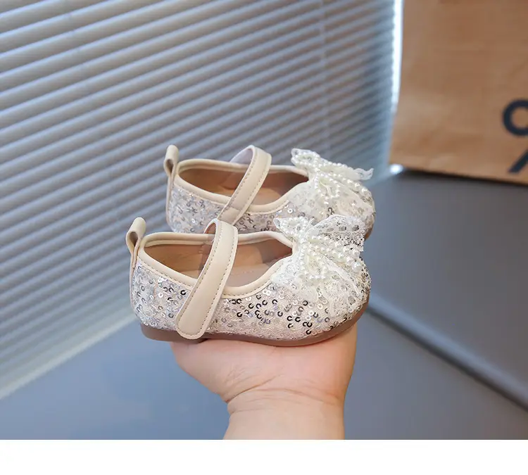 Baby Girl Princess Shoes 2025 New Spring & Fall Bow Soft Bottom Baby Toddler Shoes Non-Slip Little Girl Shoes — feature 11