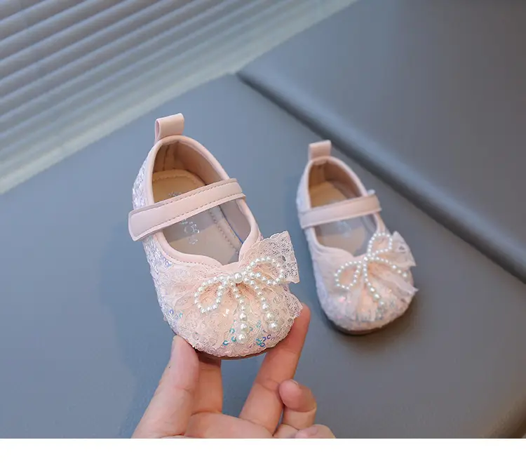 Baby Girl Princess Shoes 2025 New Spring & Fall Bow Soft Bottom Baby Toddler Shoes Non-Slip Little Girl Shoes — feature 13