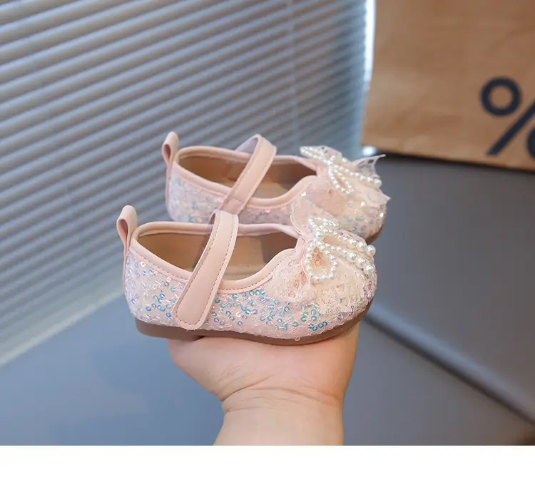Baby Girl Princess Shoes 2025 New Spring & Fall Bow Soft Bottom Baby Toddler Shoes Non-Slip Little Girl Shoes — feature 14