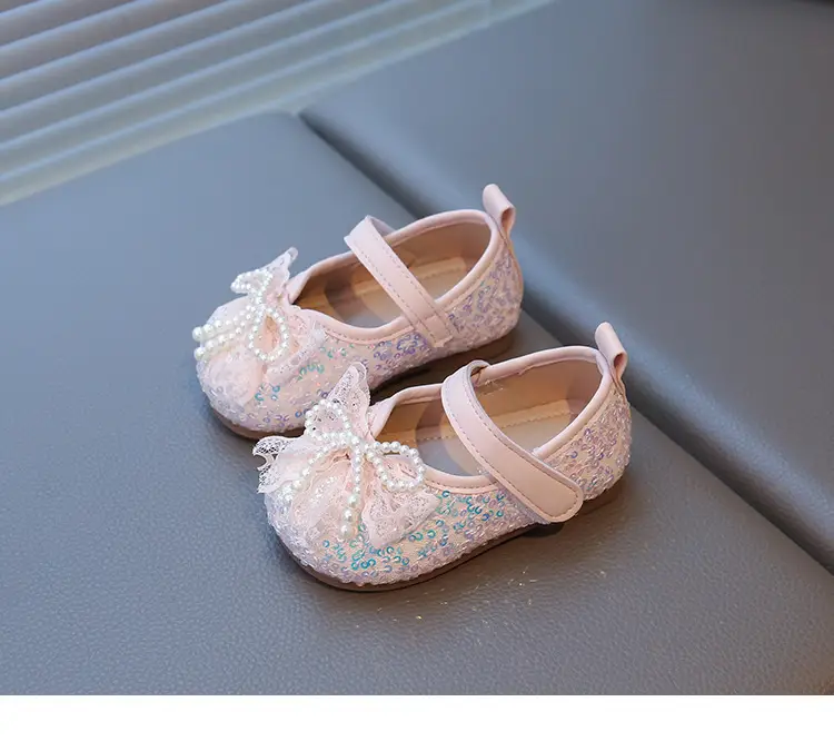 Baby Girl Princess Shoes 2025 New Spring & Fall Bow Soft Bottom Baby Toddler Shoes Non-Slip Little Girl Shoes — feature 15
