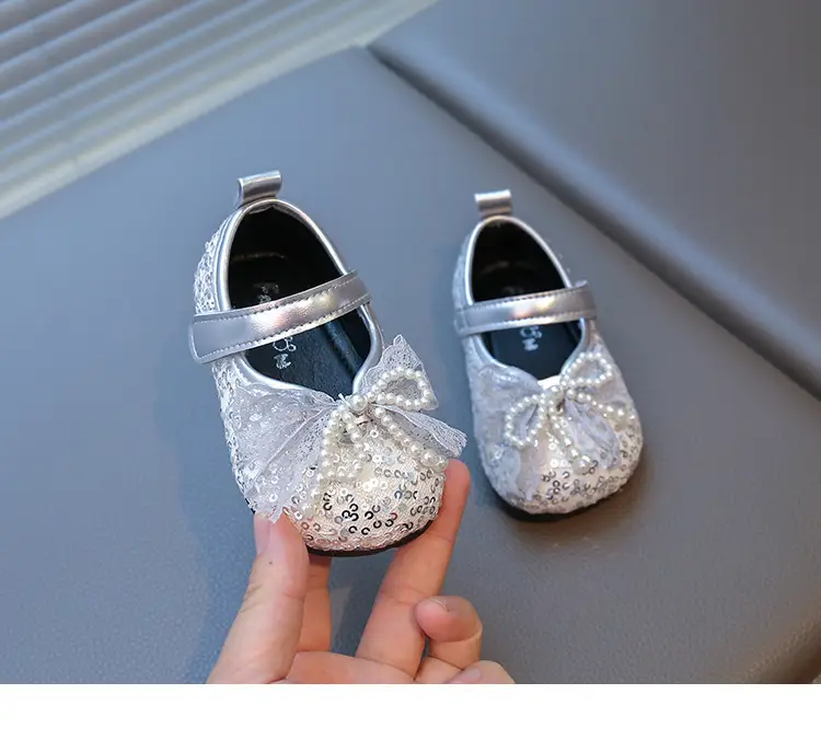 Baby Girl Princess Shoes 2025 New Spring & Fall Bow Soft Bottom Baby Toddler Shoes Non-Slip Little Girl Shoes — feature 16