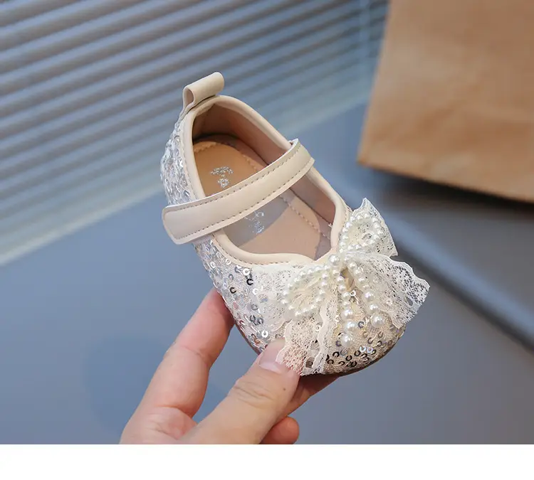 Baby Girl Princess Shoes 2025 New Spring & Fall Bow Soft Bottom Baby Toddler Shoes Non-Slip Little Girl Shoes — feature 19