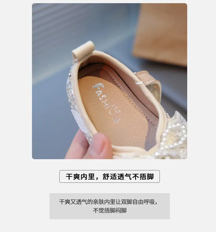 Baby Girl Princess Shoes 2025 New Spring & Fall Bow Soft Bottom Baby Toddler Shoes Non-Slip Little Girl Shoes — feature 3
