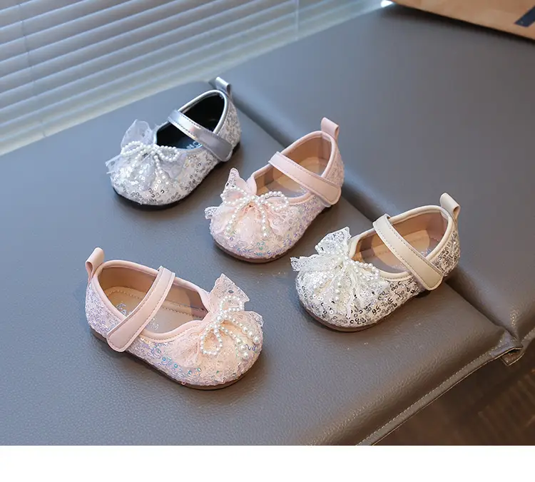 Baby Girl Princess Shoes 2025 New Spring & Fall Bow Soft Bottom Baby Toddler Shoes Non-Slip Little Girl Shoes — feature 8