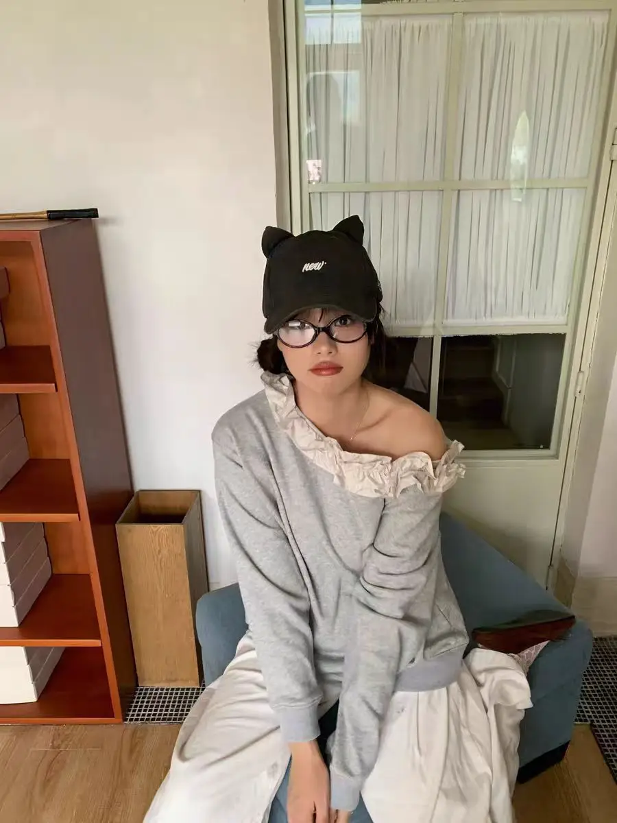 Korean Cat Ear Baseball Cap with Cute Bear Ears — feature 10