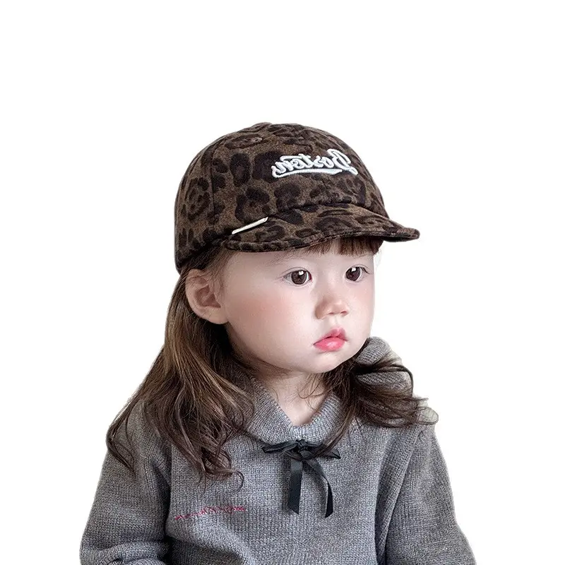 Boston Leopard Print Baseball Cap for Boys Girls - Image 8