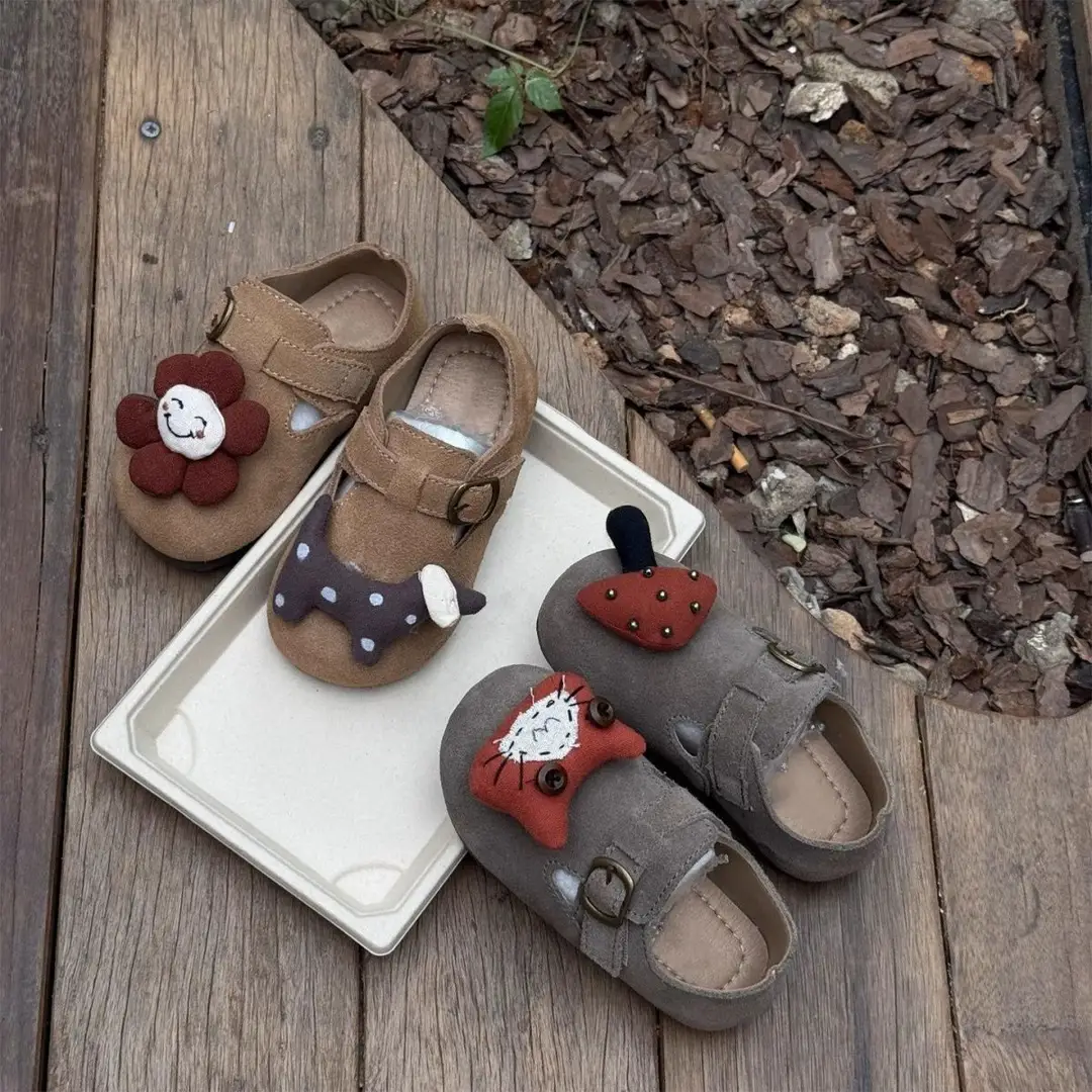 Children's Fashion Birkenstock Shoes for Boys and Girls, Cartoon Shoes for Kidsren, Baby Soft-Soled Toddler Shoes, Non-Slip Baby Shoes, Trendy - Image 2