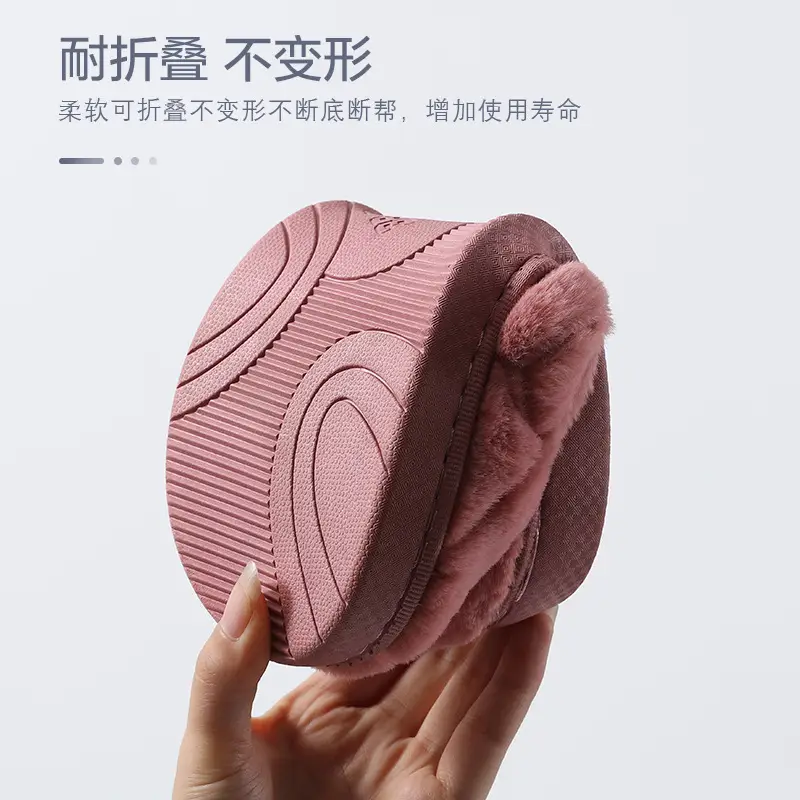 Women Cotton Slippers Warm Indoor Winter