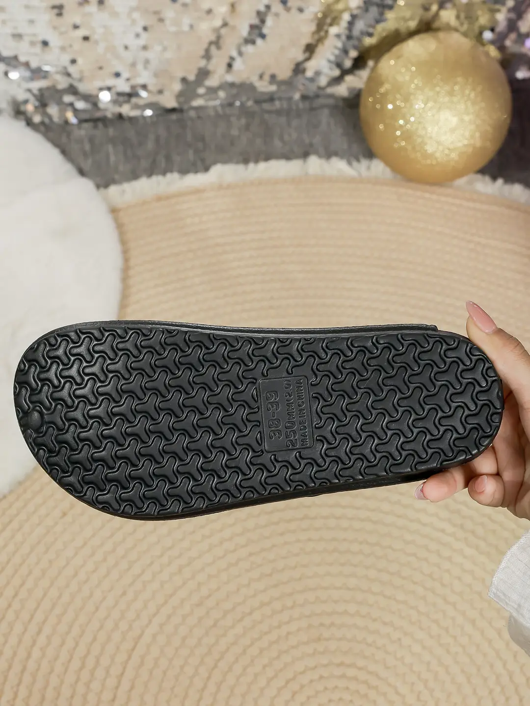 Plush Toe-Cap Half Slippers for Men's Outer Wear Eva Anti-Slip 2025 Autumn and Winter New Thick-Soled Men's Birkenstock Slippers Cross-Border — feature 14