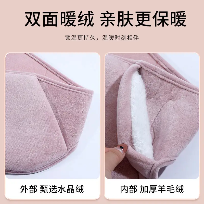 Green Velvet Hot Water Bag for Belly & Feet Warmth - Image 17