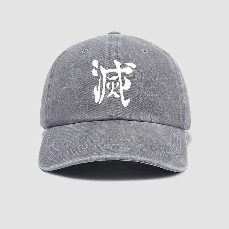 Tanjiro Embroidered Blue Baseball Cap Unisex Sun Hat - Image 3