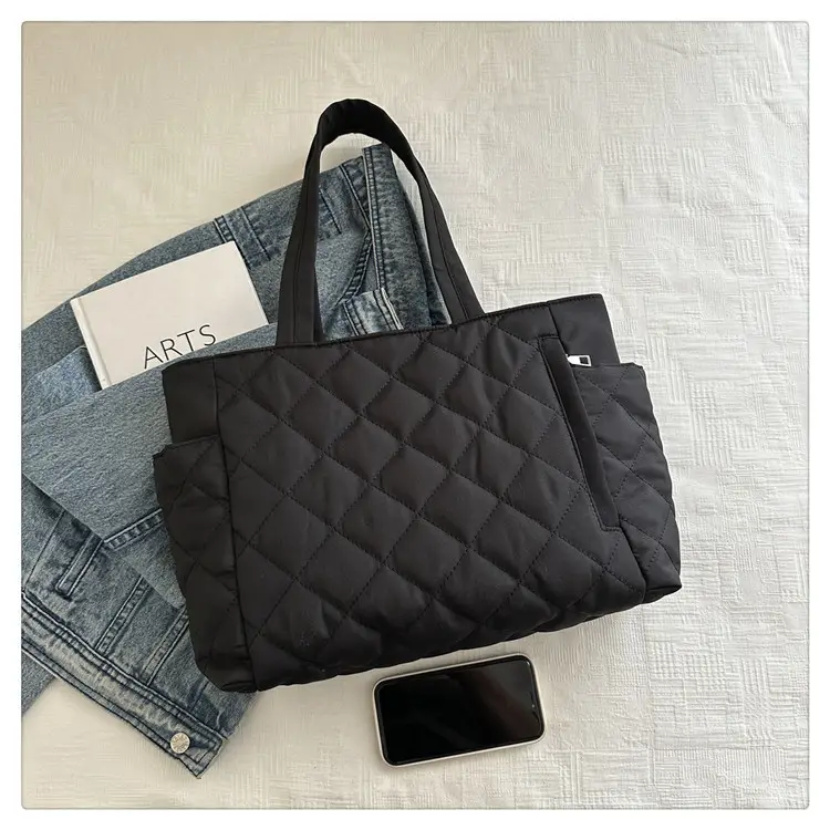 Black Quilted Women's Shoulder Bag 2026 New Model — feature 37