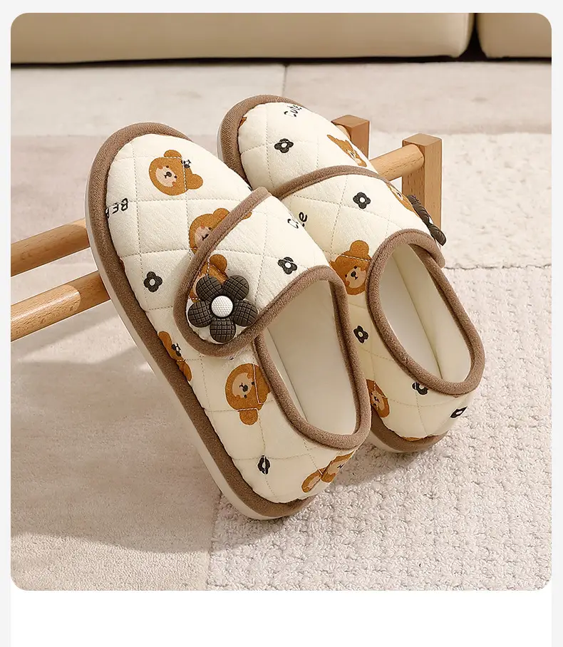 Maternity Shoes for Summer, Suitable for Pregnant Women in August and September, Spring and Autumn, Postpartum Closed-Back Soft-Soled Cotton Slippers for Women, Anti-Slip — feature 2