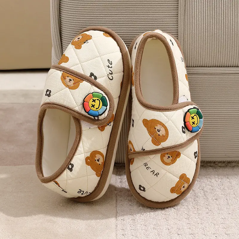 Maternity Shoes for Summer, Suitable for Pregnant Women in August and September, Spring and Autumn, Postpartum Closed-Back Soft-Soled Cotton Slippers for Women, Anti-Slip - Image 2