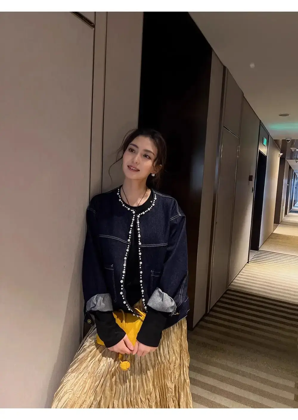 Dark Blue Denim Jacket Women Spring Fall New Style — feature 20