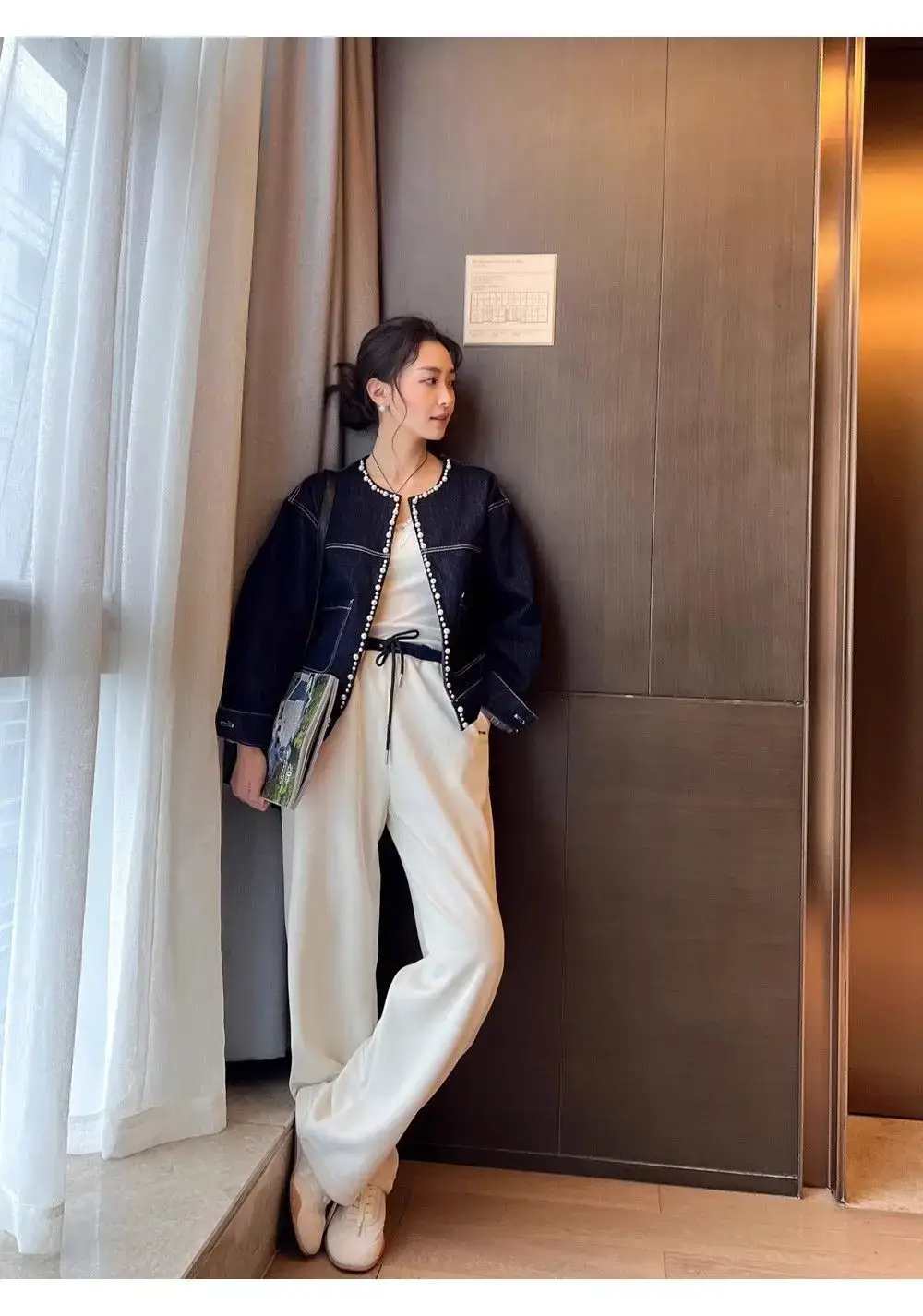 Dark Blue Denim Jacket Women Spring Fall New Style — feature 27