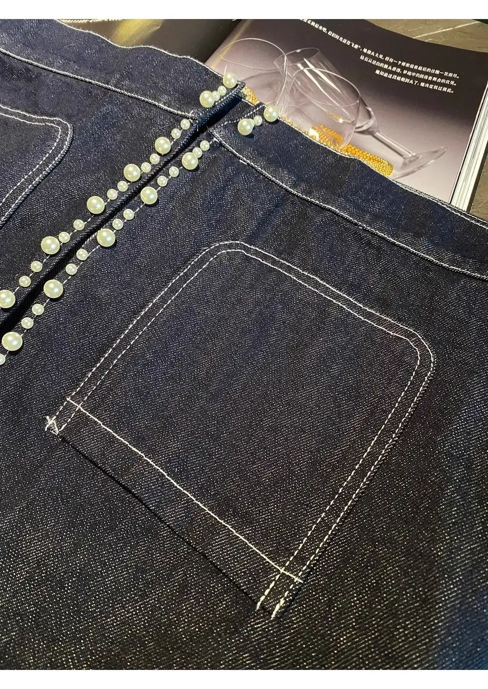 Dark Blue Denim Jacket Women Spring Fall New Style — feature 31