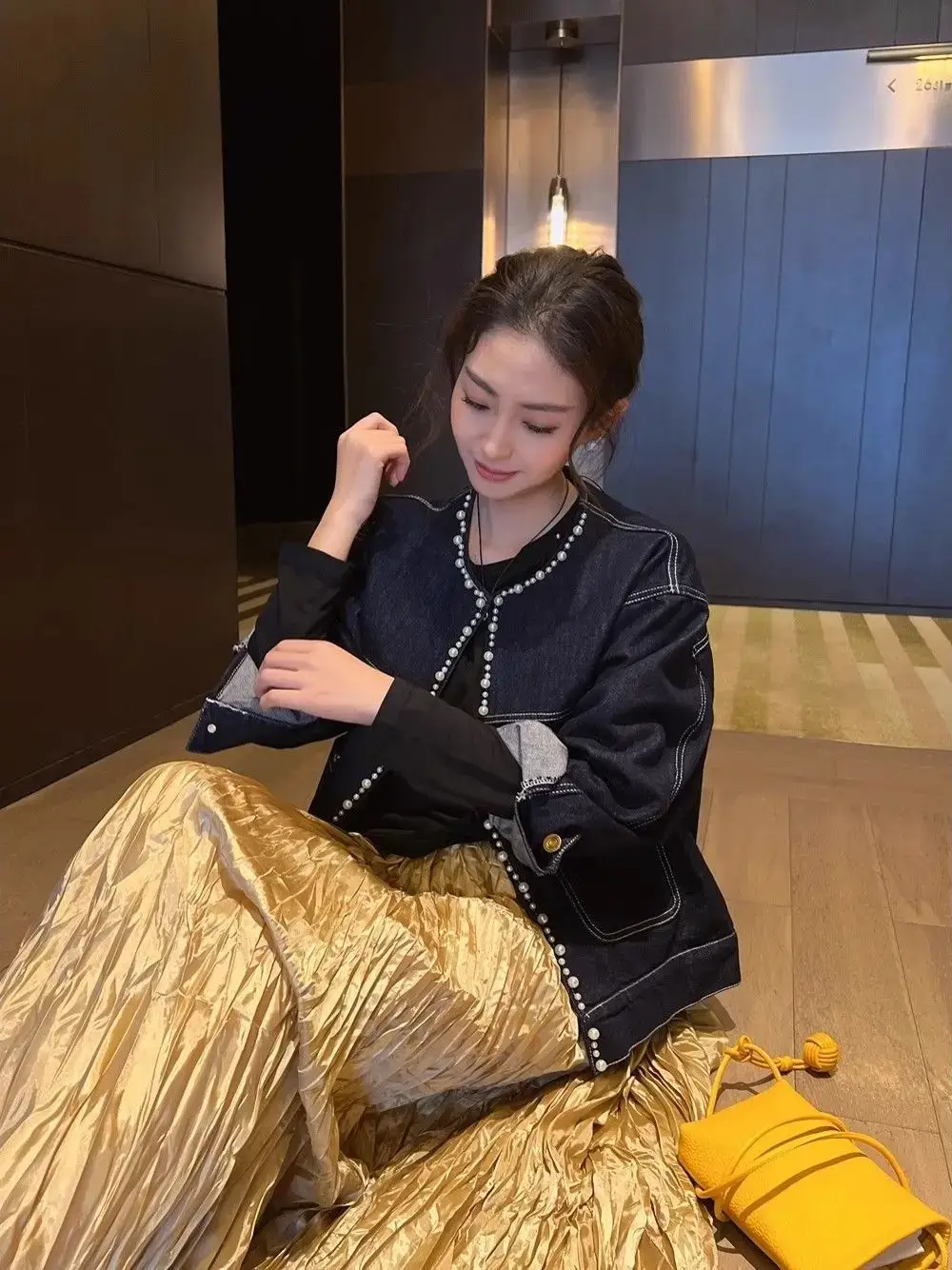 Dark Blue Denim Jacket Women Spring Fall New Style — feature 35