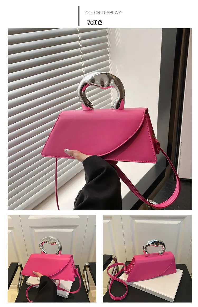 French Style Black Square Crossbody Bag for Women — feature 15