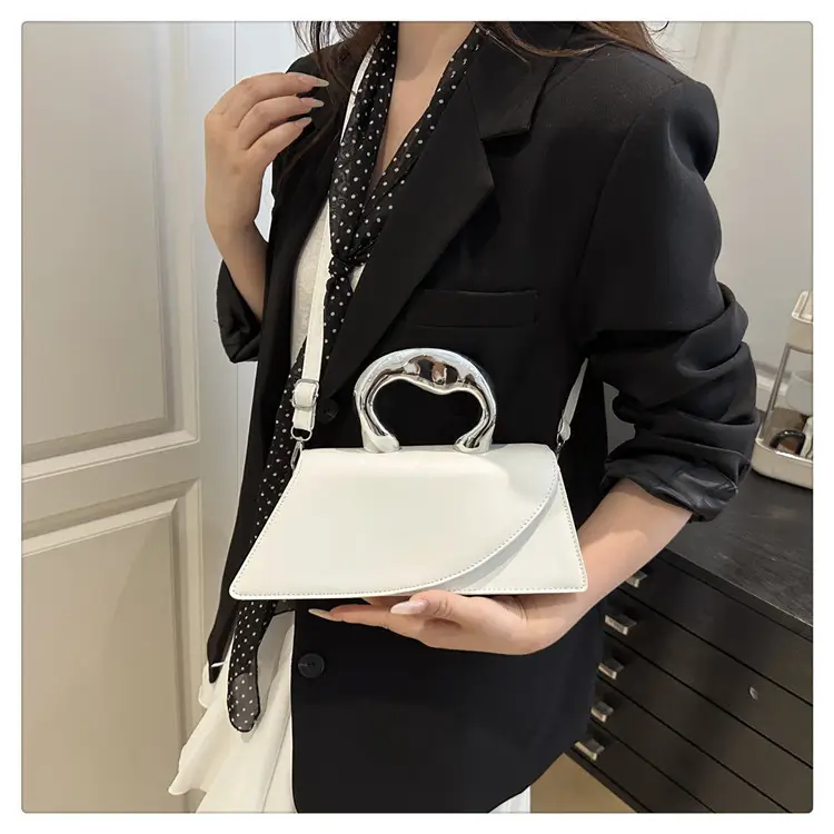 French Style Black Square Crossbody Bag for Women — feature 22