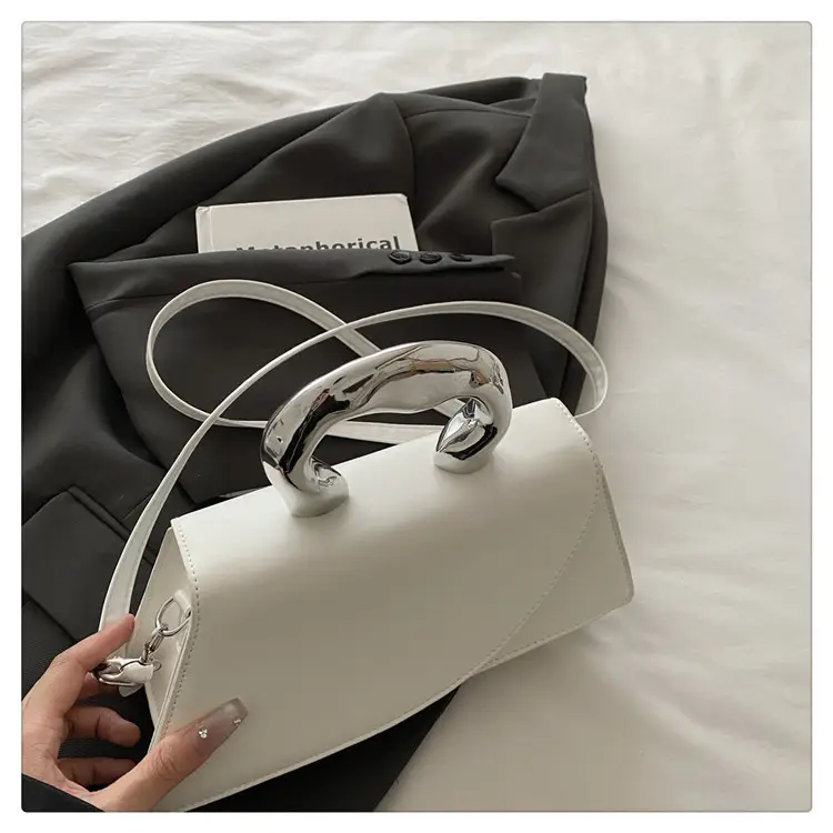 French Style Black Square Crossbody Bag for Women — feature 28