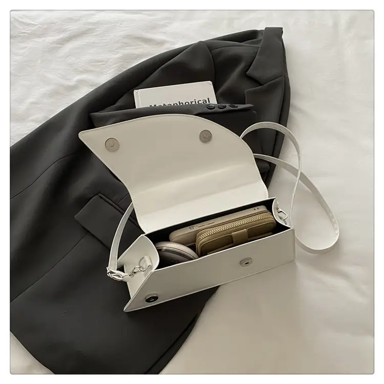 French Style Black Square Crossbody Bag for Women — feature 29