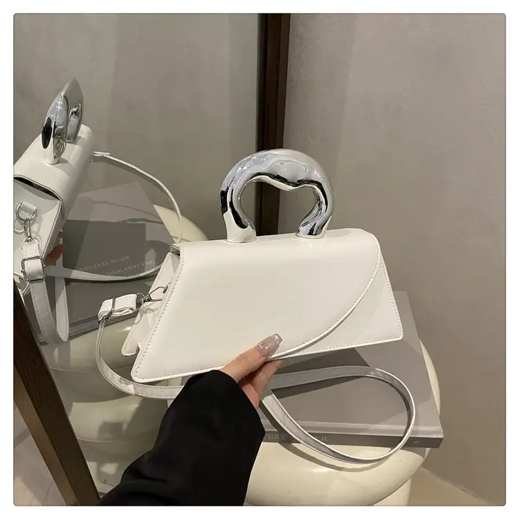French Style Black Square Crossbody Bag for Women — feature 46