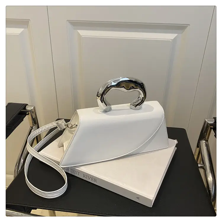 French Style Black Square Crossbody Bag for Women — feature 50