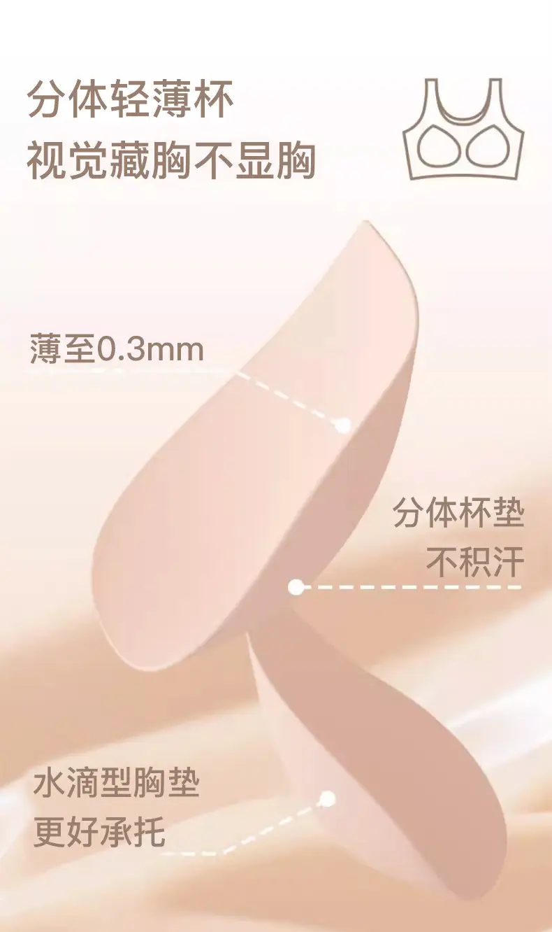 Summer New Style Seamless Bra for Adolescent Girls, Breathable, Comfortable and Skin-Friendly Girls' Underwear, Anti-Bump Vest — feature 18